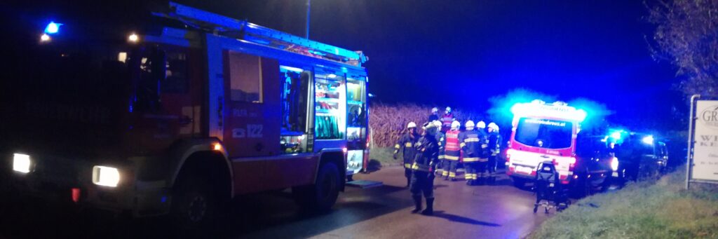 T2 – Verkehrsunfall mit 1 eingekl. Person