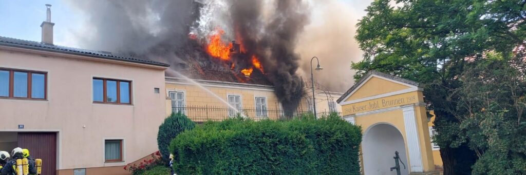 B4 – Brand eines Bauernhauses